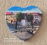Magnes na lodówkę Ostrowiec Świętokrzyski. Góry Świętokrzyskie. Łysica.