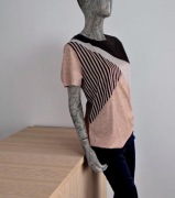 T-shirt w paski rozm XL