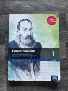 Ponad słowami 1 część 2 Język polski dla liceum i technikum 
