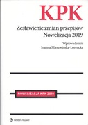 KPK. Zestawienie zmian przepisów. Nowelizacja 2019