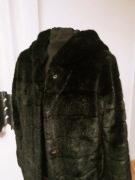 Futro czarne proste sztuczne Mohito 36 38 