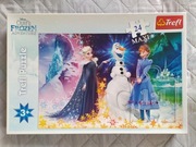 Duże Puzzle Frozen Maxi 24 el. 3+ Anna Elza Olaf