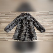 FUTRO/KURTKA NATURALNY LIS SREBRNY ROZ. 40