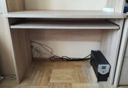 Biurko komputerowe (szkolne) z wysuwaną szufladą na klawiaturę 