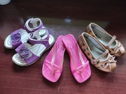 sandałki sandały japonki plażowe basenowe klapki dziewczęce balerinki