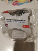 Akuku pojemnik na mleko w proszku szary dozownik 4 komory 2 sztuki w cenie