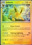 Pokémon TCG Jolteon (MEW 135) Holo