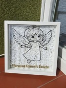 Ramka obraz komunia swieta pamiatka komuni 