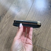 Czarny elegancki pasek 