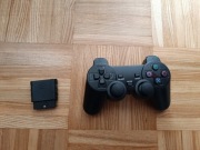 Pad bezprzewodowy PlayStation 2, PS2, czarny, nowy