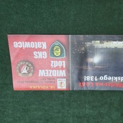 Widzew Łódź -program meczowy z ostatniego meczu przy Piłsudskiego 138