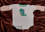 używane body długi rękaw rozmiar z metki 6M 68 cm 