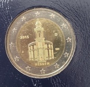 Niemcy 2 euro, 2015 Kościół św. Pawła we Frankfurcie nad Menem, Hesja