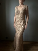 Suknia wesele balowa wieczorowa złota