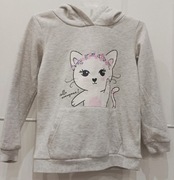 Bluza z kapturem dla dziewczynki kot Dopo Dopo 122