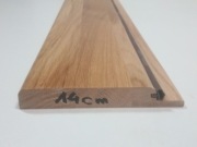 Próg z drewna twardego 14cm do ościeżnicy regulowanej 140-160