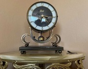 Stylowy Zegar Kominkowy Mechaniczny Vintage Antyk 