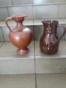 Wazony ceramiczne dzbanki z okresu PRL.