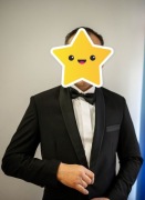 Klasyczny męski ślubny garnitur