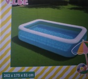 Basen ogrodowy 262x175x51