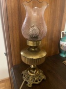 Secesyjna mosiężna lampka nocna