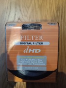 Filtr polaryzacyjny (CPL) marki DHD o średnicy 72 mm