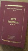 Acta Synodalia tom 1 lata 50-381 Ariusz