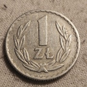 Moneta 1zl z roku 1973