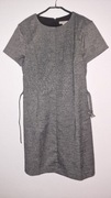 Sukienka szara H&M z paskiem - rozmiar 42