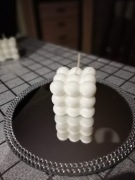 Biała świeczka zapachowa 