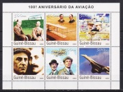 Blok 100 lat lotnictwa Samoloty 2003 z Gwinei Bissau