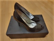 Czółenka damskie Visconi roz. 35 czarne nowe SKÓRA