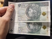 100 zł GR3730229-30 UNC