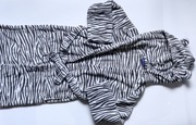 MIOMARE mięciutki szlafrok ZEBRA r. 122-128