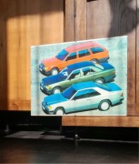 Mercedes-benz plakat w antyramie/ unikat/ oryginał