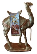 Figurka ceramiczna Wielbłąd Dromader Baktrian CAMEL pamiątka z Egiptu. 