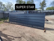 Brama przesuwna panelowa pełna 5mx1,42m SUPER STAR,ocynk+ Ral,4m,6m światło
