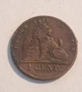 259. Moneta Belgia 1 cent 1902 rok 