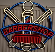 Led logo BarberShop