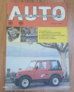 Gazeta magazyn Auto sierpień 1988 Tarpan 239 D VW Passat Autobus Skoda Man