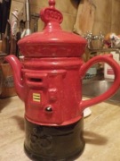 Brytyjski dzbanek do herbaty Skrzynka pocztowa