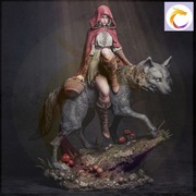 Figurka czerwony kapturek  1/16 120mm