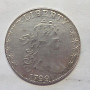 Stara Moneta Stany Zjednoczone USA Dolar USD Liberty 1799 r.