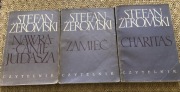 Książki 3 części S.Zeromski -Nawracanie Judasza, Zamieć, Charitas -1956