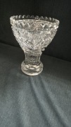 Wazon kryształowy bardzo ciężki 19cm