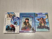 Zestaw płyt DVD Vaiana, Merida, zaplatani, Anastazia