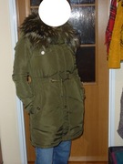 OKAZJA! Kurtka typu PARKA Marciano Guess khaki r. XS/S j.NOWA 