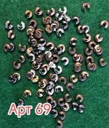  Klipsy metalowe, wielokolorowe, w kształcie litery C do wyrobu biżuterii 