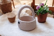 Koszyk Wielkanocny handmade drewniane dno