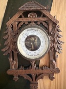 Higrometr barometr stary antyk